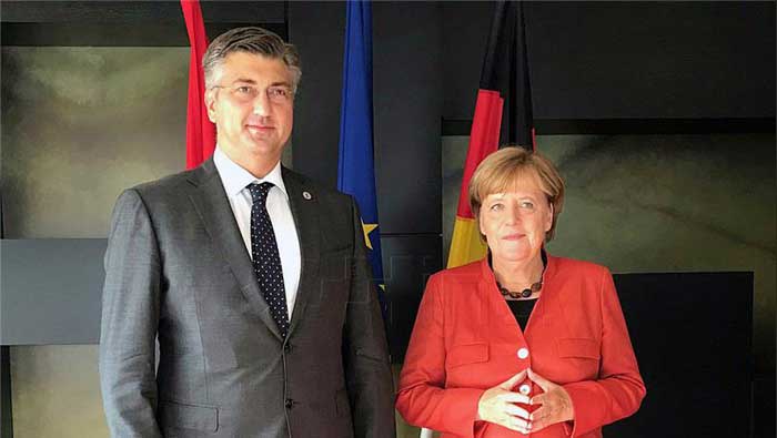 Plenković i Merkel
