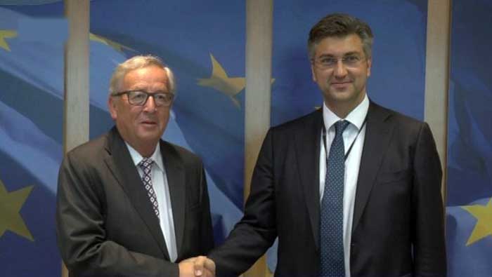 Plenković - Juncker