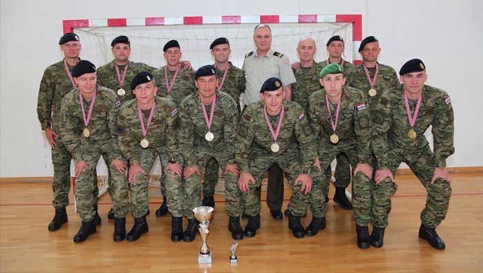 Završeno 17. prvenstvo Hrvatske vojske u malom nogometu