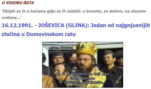Joševica, Glina