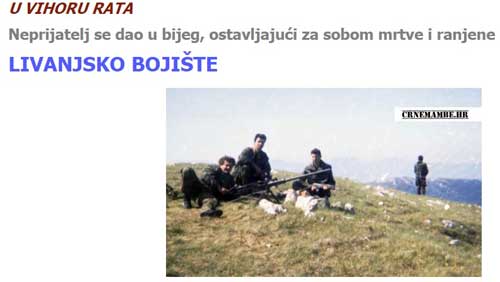 Ante Gotovina, Crne Mambe, Livno