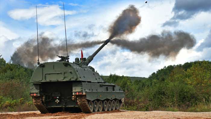 Na Slunju provedeno bojevo gađanje iz Panzer haubica PzH 2000