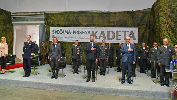 Svečana prisega 18. naraštaja kadeta Hrvatske vojske