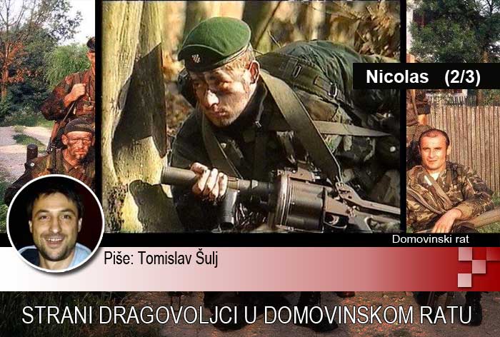 Strani dragovoljci u Domovinskom ratu - Nicolas