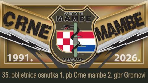 35. obljetnica osnutka 1. pb Crne mambe 2. gbr Gromovi