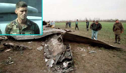 oboren F-16, O'Grady