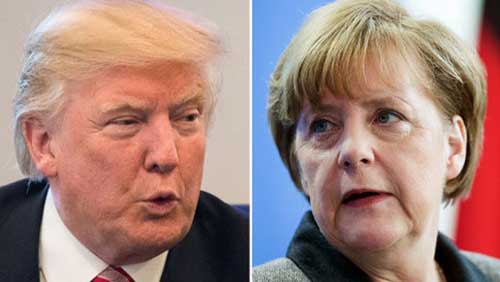 Trump - Merkel - NATO