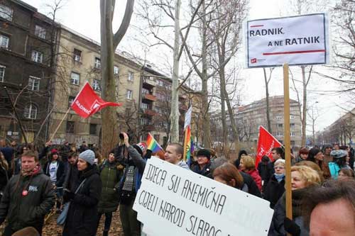 Prosvjedi za vojni rok